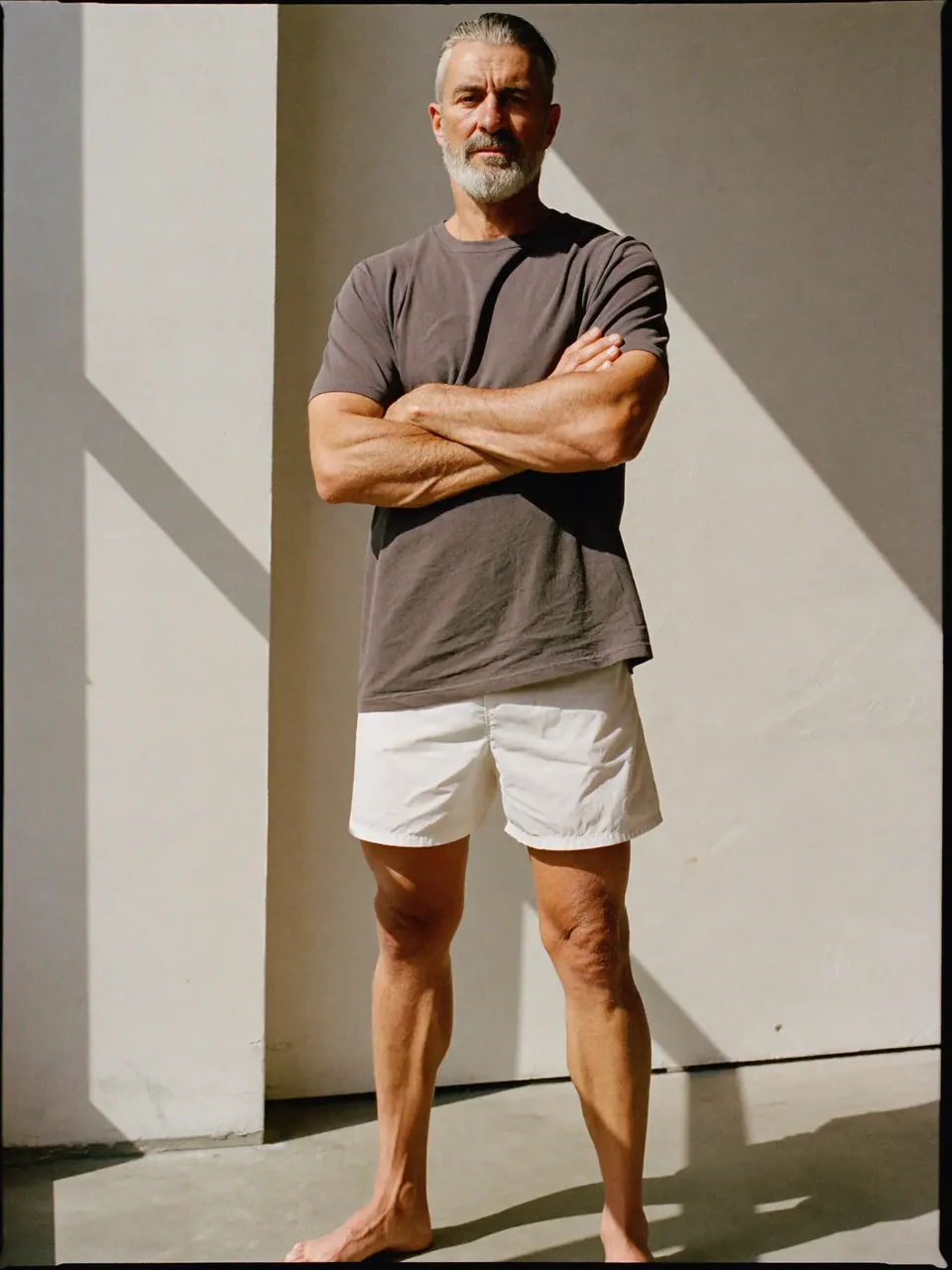 man, 56, in a sunlit room